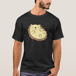 Camiseta Cuto Dormido Hedgehog Bien En Naps Hedgehog
