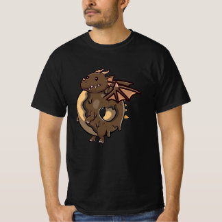 Camiseta Cuto dragón donut chocolate