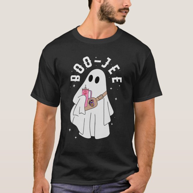 Camiseta Cuto fantasma Halloween Costume Boujee Boo Jee Spo (Anverso)