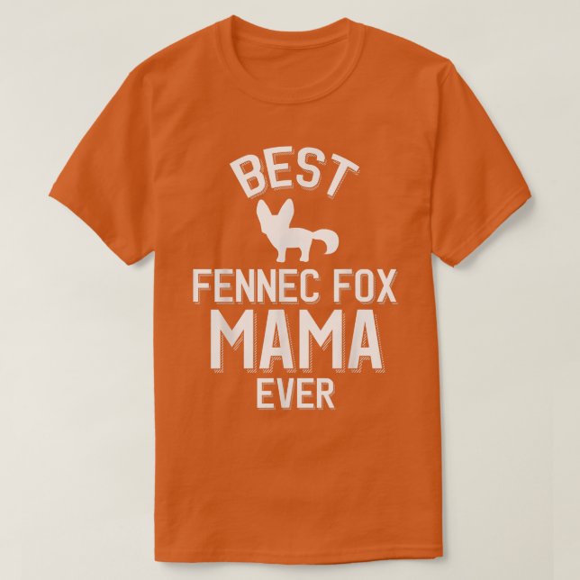 Camiseta Cuto Fennec Para Padre Mejor Fennec Para Mamá (Diseño del anverso)