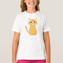 Camiseta Cuto gato - blanco