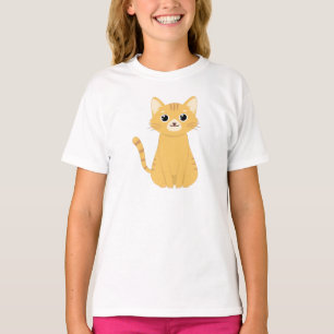 Camiseta Cuto gato - blanco
