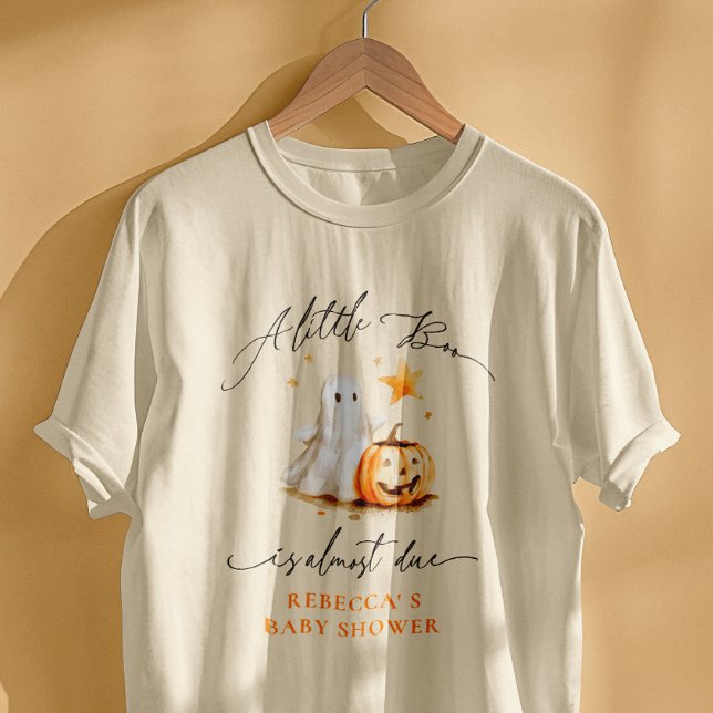 Camiseta Cuto Ghost Pumpkin Boo Halloween Baby Shower (Subido por el creador)