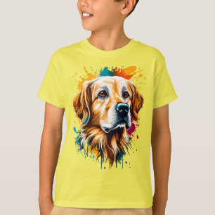 Camiseta Cuto Golden Retriever - Perro Golden Retriever