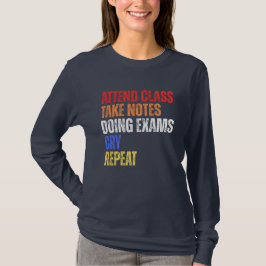 Camiseta Cuto humor, estudiantes graciosos dicen retro vint