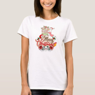 Camiseta Cuto libro de ganso más feliz Navidad caprichosa