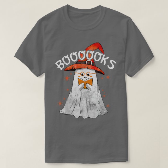 Camiseta Cuto libro de profesores fantasma leyendo libros d (Diseño del anverso)