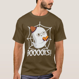 Camiseta Cuto libro fantasma leyendo a profesor de Hallowee