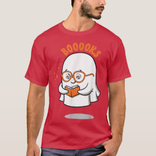 Camiseta Cuto libro fantasma que lee a profesores de Hallow