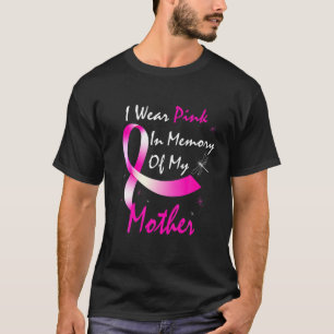 Camiseta Cuto, Llevo El Rosa En Memoria Del Cáncer De Mama 
