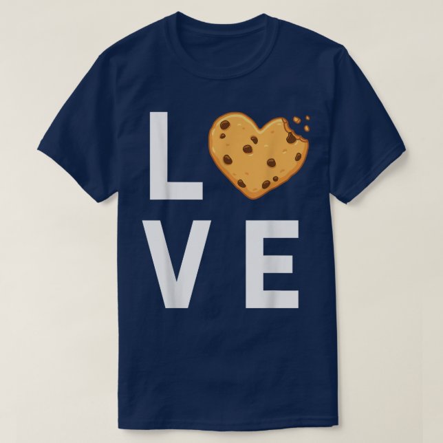 Camiseta Cuto me encantan las galletas de chocolate (Diseño del anverso)