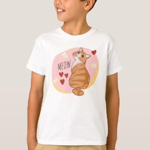 Camiseta Cuto naranja gato
