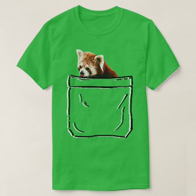 Camiseta Cuto panda rojo (Diseño del anverso)