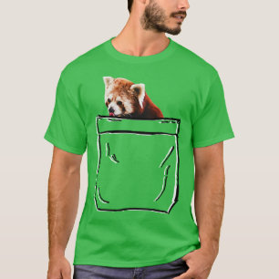 Camiseta Cuto panda rojo