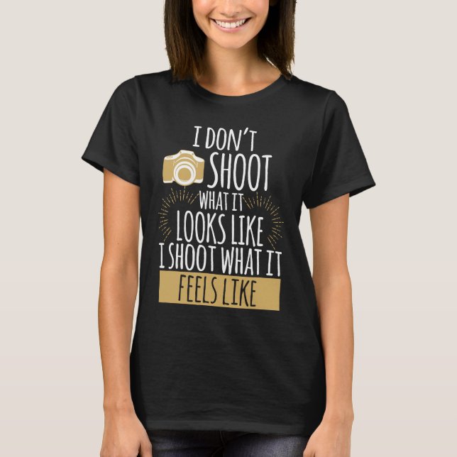Camiseta Cuto para cámara fotográfica (Anverso)