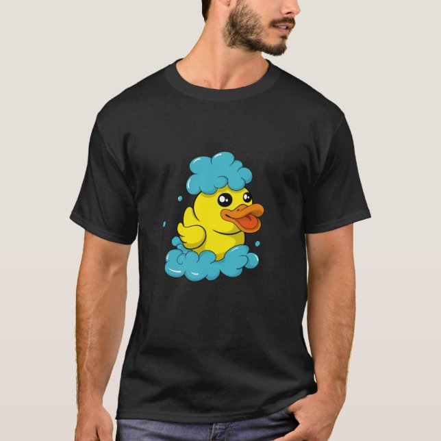 Camiseta Cuto pato de baño Funny creador de jabón (Anverso)