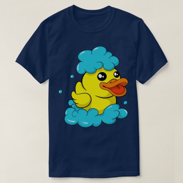 Camiseta Cuto pato de baño Funny creador de jabón (Diseño del anverso)
