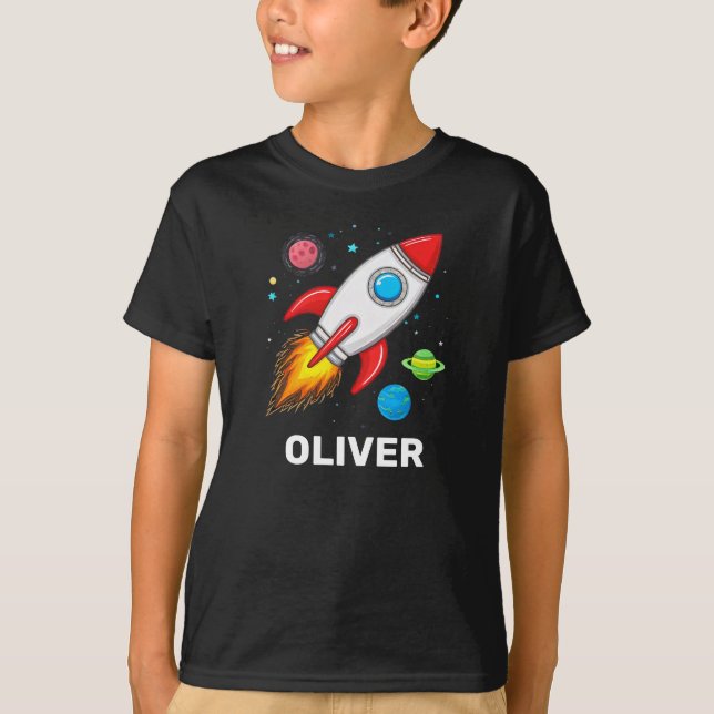 Camiseta Cuto personalizado del espacio exterior de los coh (Anverso)