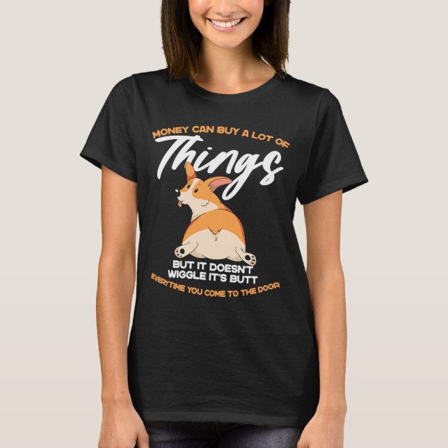 Camiseta Cuto Rescue Dog Wiggle Butt (Anverso)