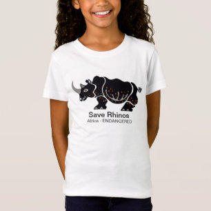 Camiseta Cuto Save RHINOS - Amor animal - Naturaleza