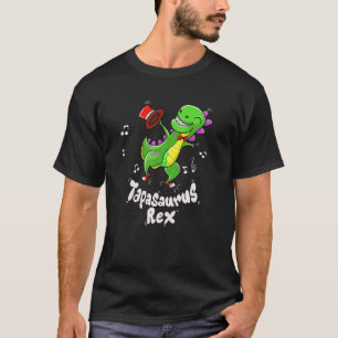 Camiseta Cuto Tapasauro Rex Funny Tap Dance Dinosaur Lover