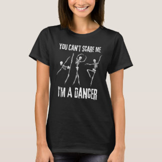 Camiseta Cuto traje de Halloween para bailarina de esquelet