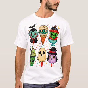 Camiseta Cuto verano Popsicle Horror Halloween Regalo Fanta