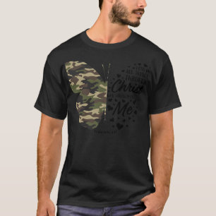Camiseta Cuto verde de camo militar mariposa Christian Reli