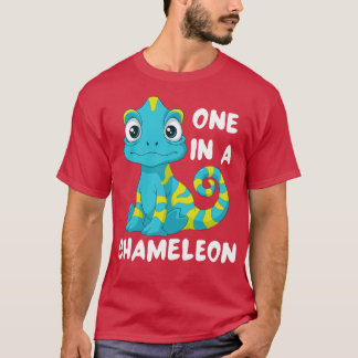 Camiseta Cuto y gracioso Chameleon Pun se propone en oscuro