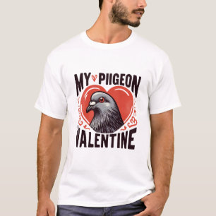 Camiseta Cuto y raro - Mi Paloma Es Mi Tee De San Valentín