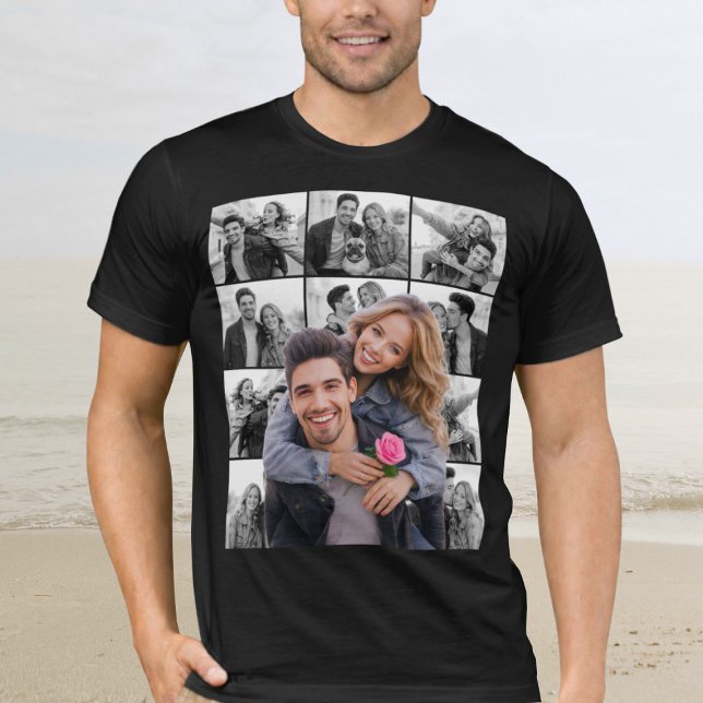 Camiseta Cutout Photo Collage For Couple (Subido por el creador)