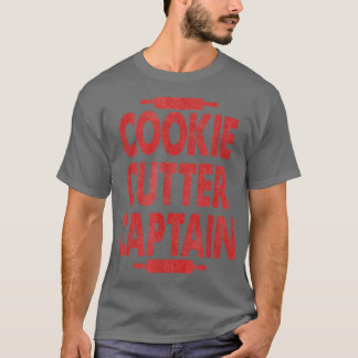 Camiseta Cutter Cookie Capitán Divertido Amantes De La Coci