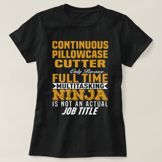 Camiseta Cutter de almohada continua (Diseño del anverso)