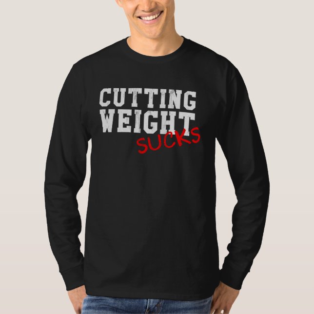 Camiseta Cutting Weight Suction Wrestling High School Colle (Anverso)