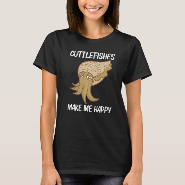 Camiseta Cuttlefish For Men Women Sea Creature Animal (Anverso)