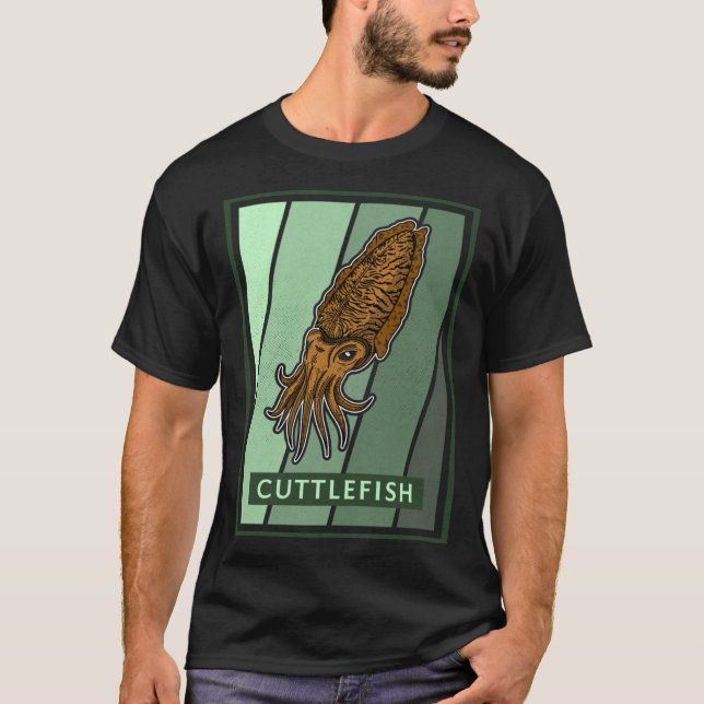Camiseta Cuttlefish marine biologist underwater seabed biol (Anverso)
