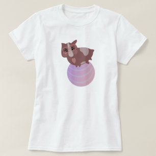 Camiseta Cuyes Lindos Haciendo Ejercicio