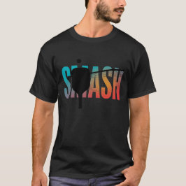Camiseta Cyan smash mata al juego suave