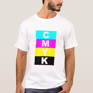Camiseta cyanmagentayellowblack