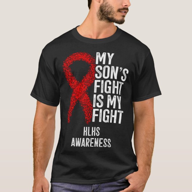 Camiseta Cyanotic Heart Disease My Son's Fight Is My Fight  (Anverso)