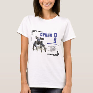 Camiseta Cyber 05 Diseño de Robot Mech