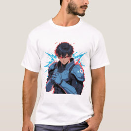 Camiseta Cyber Anime Warrior T-Shirt