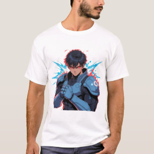 Camiseta Cyber Anime Warrior T-Shirt