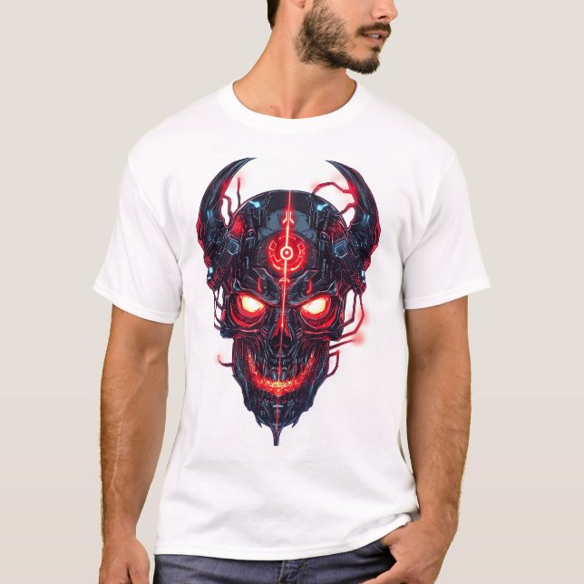 Camiseta Cyber Demon Skull Lord (Anverso)