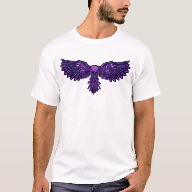 Camiseta Cyber Eagle – Wächter der Zukunft (Anverso)