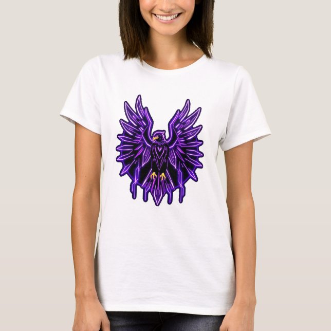 Camiseta Cyber Eagle – Wächter der Zukunft (Anverso)