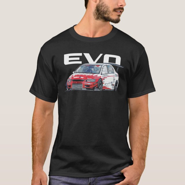 CAMISETA CYBER EVOS 9 MUNDIALES ATAQUE A SUN AUTO TOMEI WTA (Anverso)