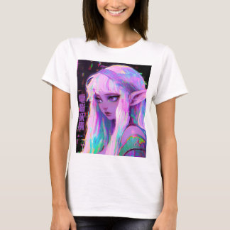 Camiseta Cyber Fairy "Dennou Yousei" Glitchcore