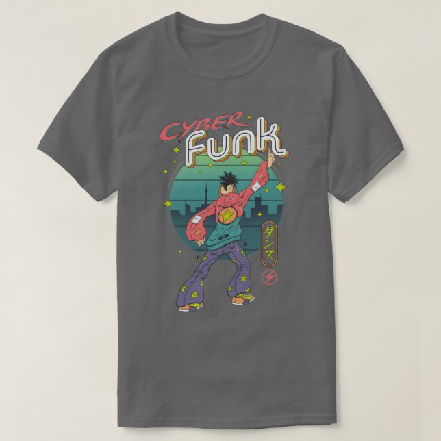 Camiseta Cyber Funk (Diseño del anverso)