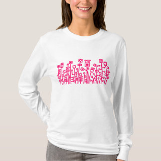 Camiseta Cyber Garden - Neon Red